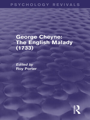 cover image of George Cheyne